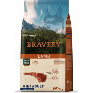 Bravery – Sans Céréales Agneau pour Chien de petite taille (7 Kg)